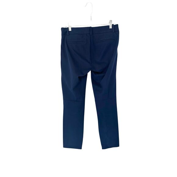 J.Crew Winnie Pants Blue Office Work Career Business Skinny Leg Trousers Size 4 - Picture 8 of 11